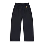Men's Pajama Pants — Relaxed Black Lounge Sleepwear with Small Monogram Accent - 314 Originals
