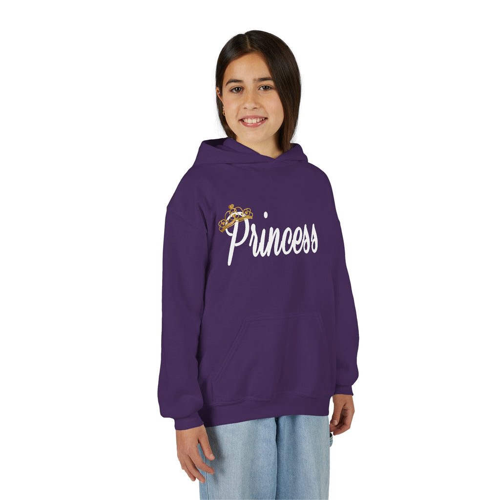 Princess Hoodie — Glitter Crown Graphic Pullover for Girls - 314 Originals