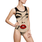 Retro Glam One-Piece Swimsuit