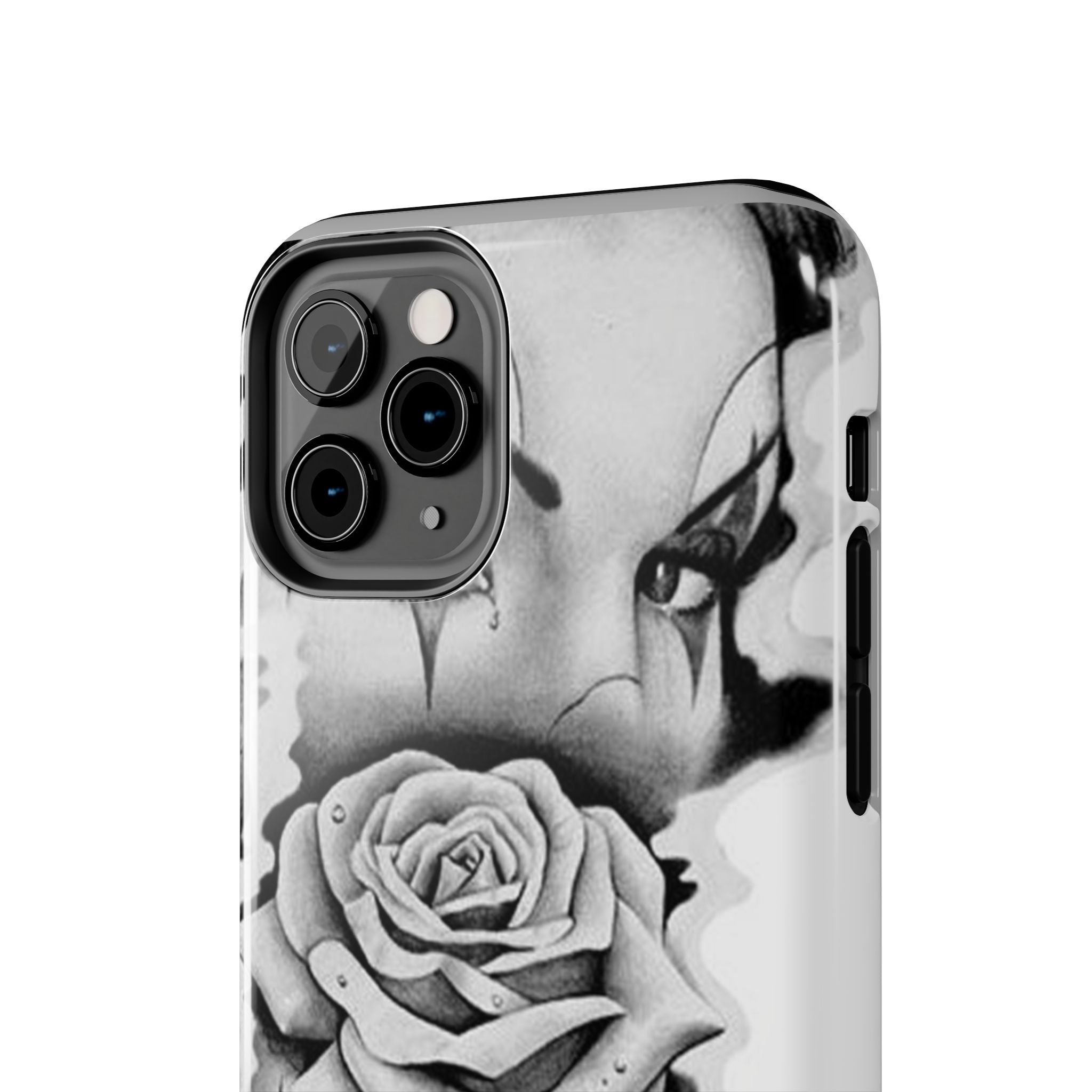 Noir Clown Face with Rose Shockproof Phone Cover - 314 Originals