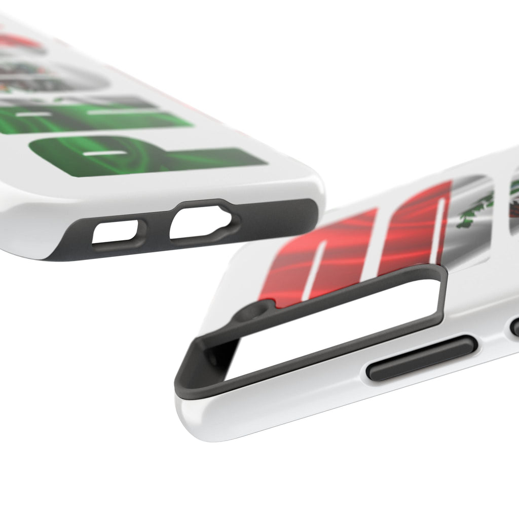 Mexico Pride Tough Phone Case — Mexican Flag Vertical 'PRIDE' Design Printify Phone Case  314 Originals