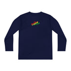 "Mom's Favorite Kid" Youth Long Sleeve Tee — Colorful Retro Graphic - 314 Originals