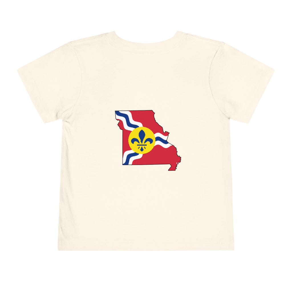 Toddler Tee — "From the Lou and I’m... Proud" St. Louis Flag Kids Shirt - 314 Originals