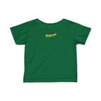 "Caution: Cuteness Overload" —  Baby T‑Shirt (Yellow Warning Sign) - 314 Originals