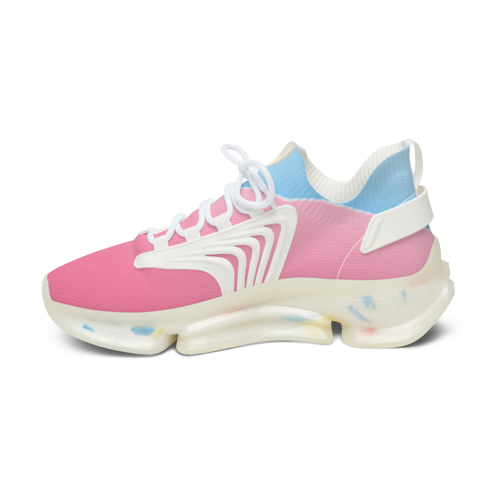 Women's Mesh Sneakers — Pastel Pink & Blue Lightweight Athletic Shoes - 314 Originals