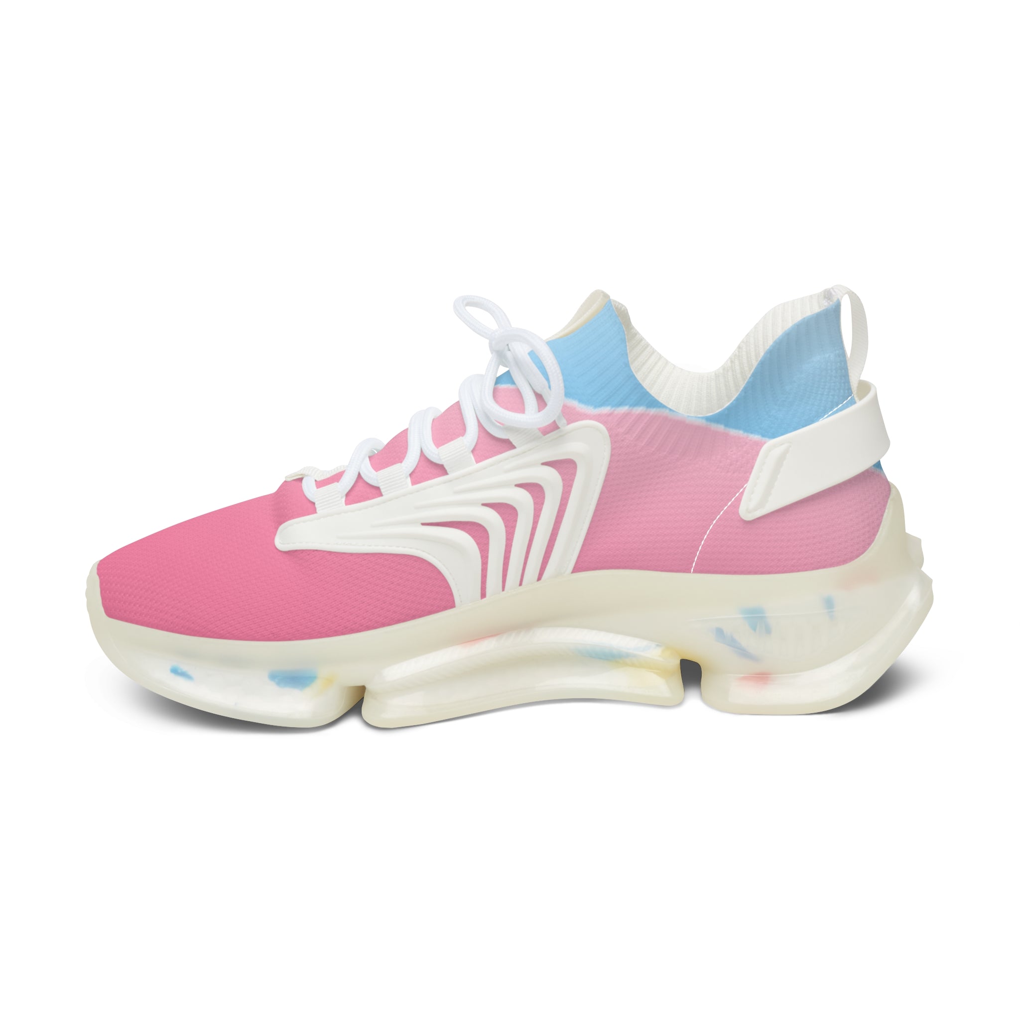 Women's Mesh Sneakers — Pastel Pink & Blue Lightweight Athletic Shoes - 314 Originals