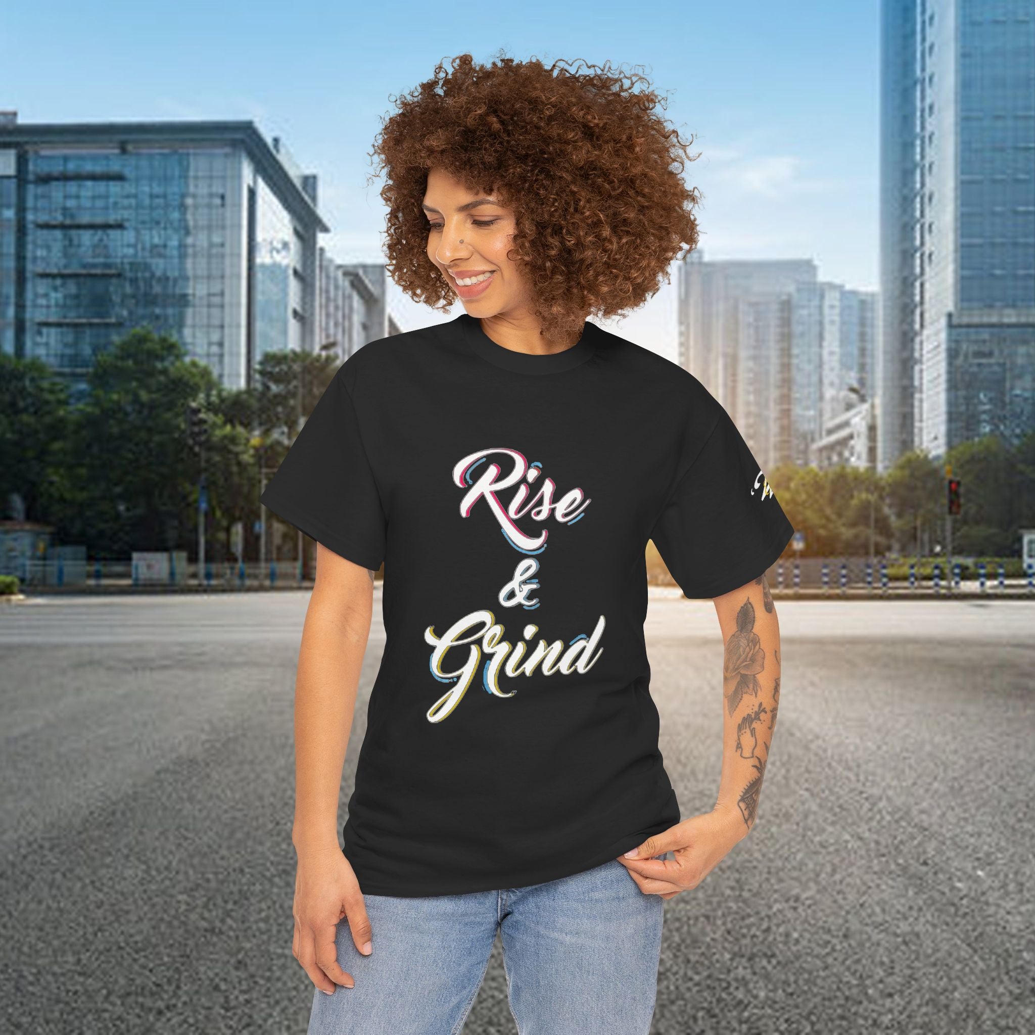 Rise & Grind T-Shirt — Motivational Graphic Tee for Hustle Mindset - 314 Originals