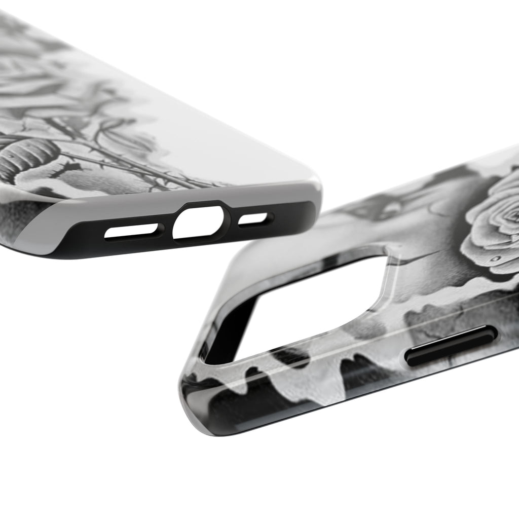 Noir Clown Face with Rose Shockproof Phone Cover - 314 Originals