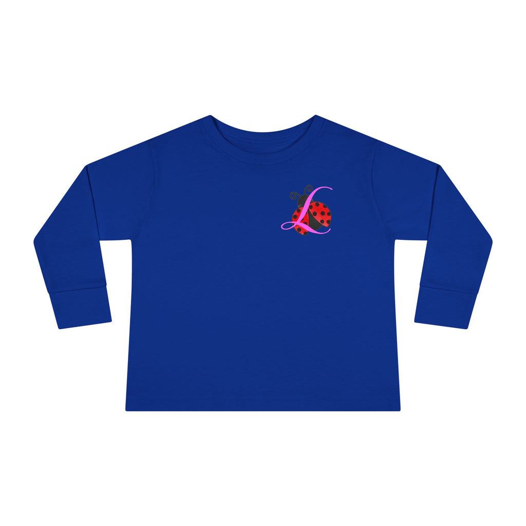 Toddler Long Sleeve Tee — Cute Ladybug Chest Design with “314 Original” Back - 314 Originals