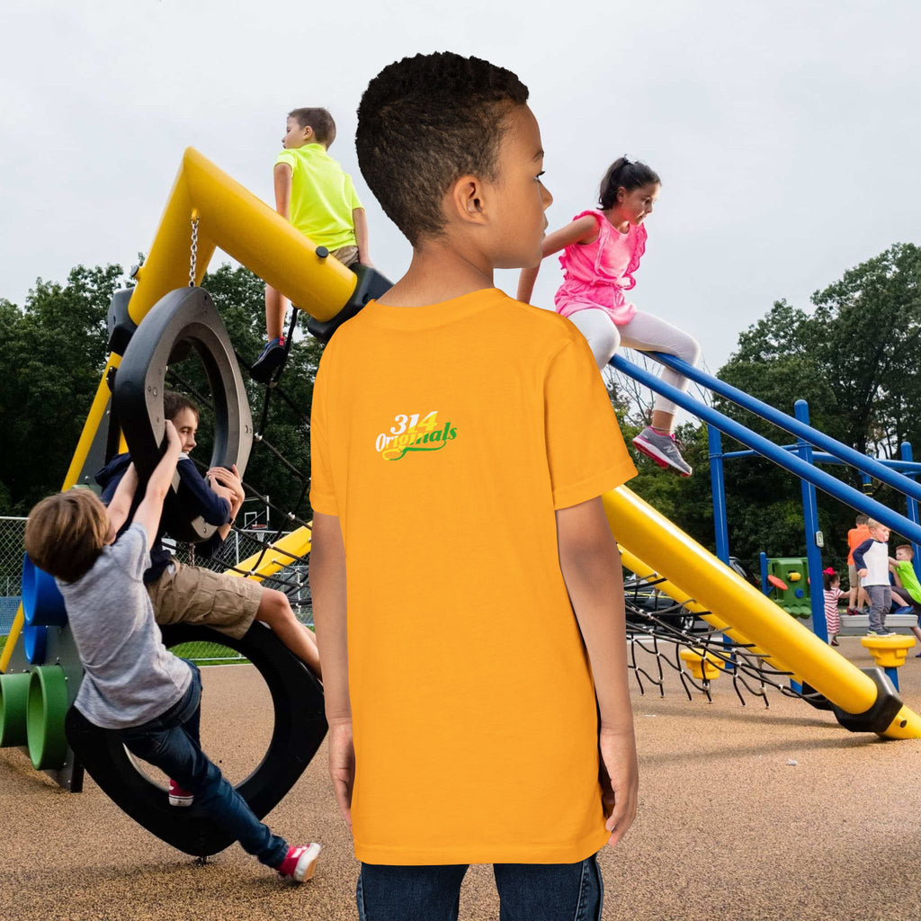 Boys "Favorite Kid" Retro Yellow & Green Graphic T-Shirt - 314 Originals