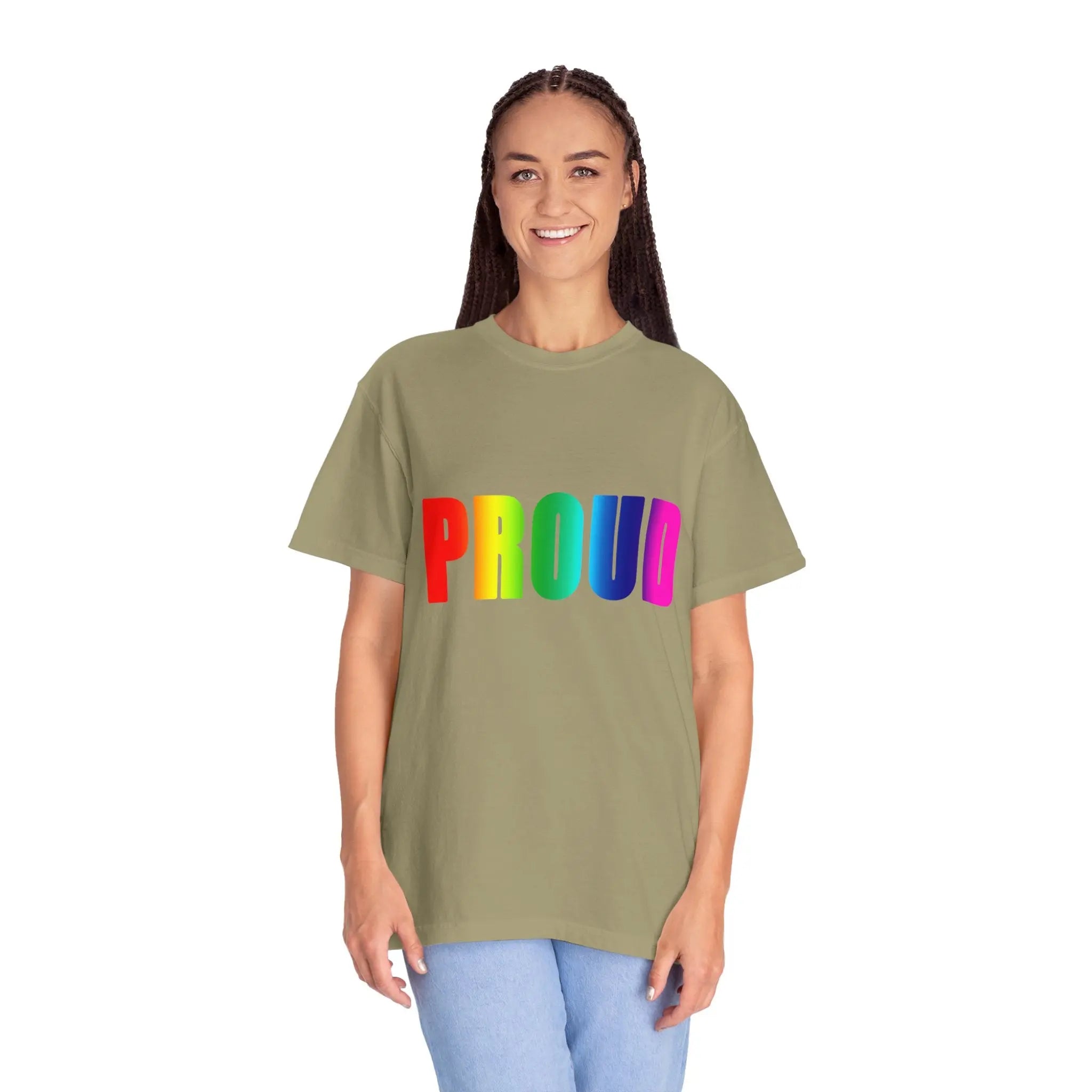 PROUD Garment-Dyed T-shirt Printify