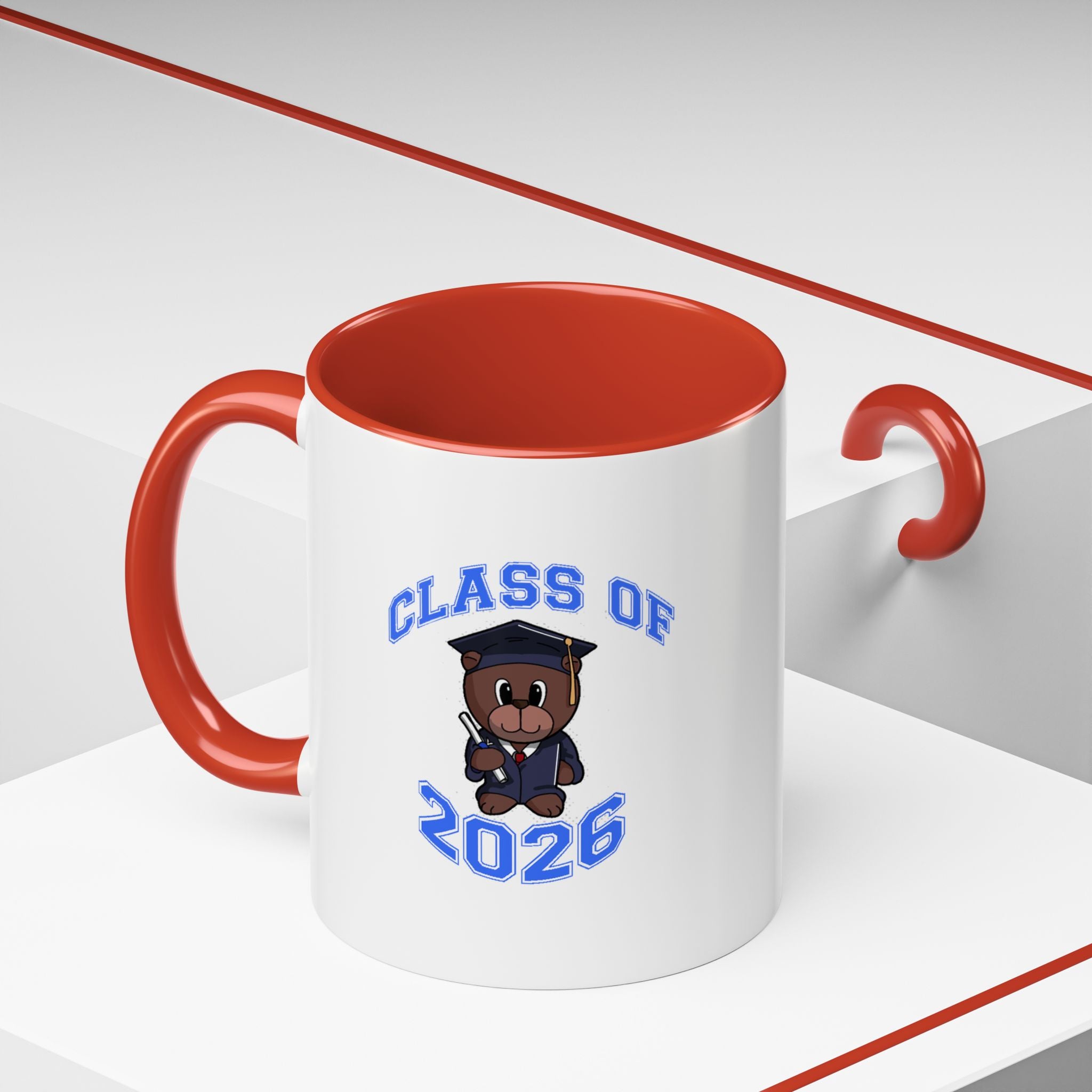 Graduation 2026 Accent Coffee Mug — Class of 2026 Grad Gift