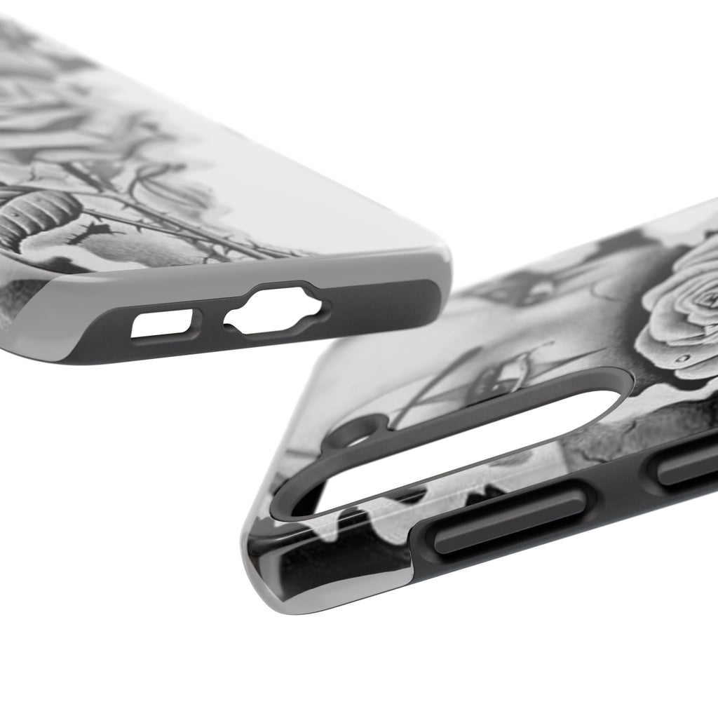 Noir Clown Face with Rose Shockproof Phone Cover - 314 Originals