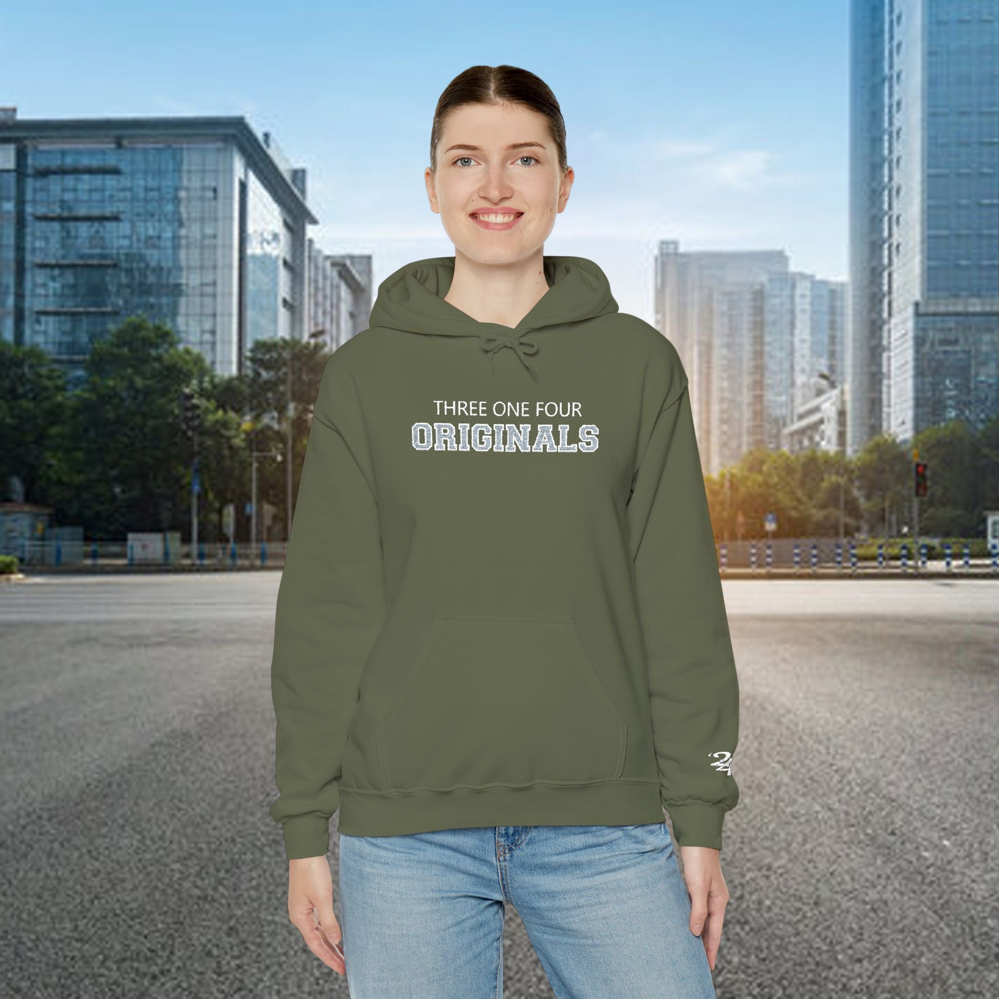 Three One Four Hoodie — Vintage Text - 314 Originals