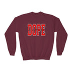 I Am So DOPE Crewneck Sweatshirt — Retro Varsity Graphic - 314 Originals