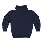 King's Gear Zip Hoodie — Full‑Zip with Gold Crown Emblem - 314 Originals