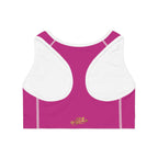 Pink Sports Bra — "Originals" Pink Script Athletic Crop Top - 314 Originals