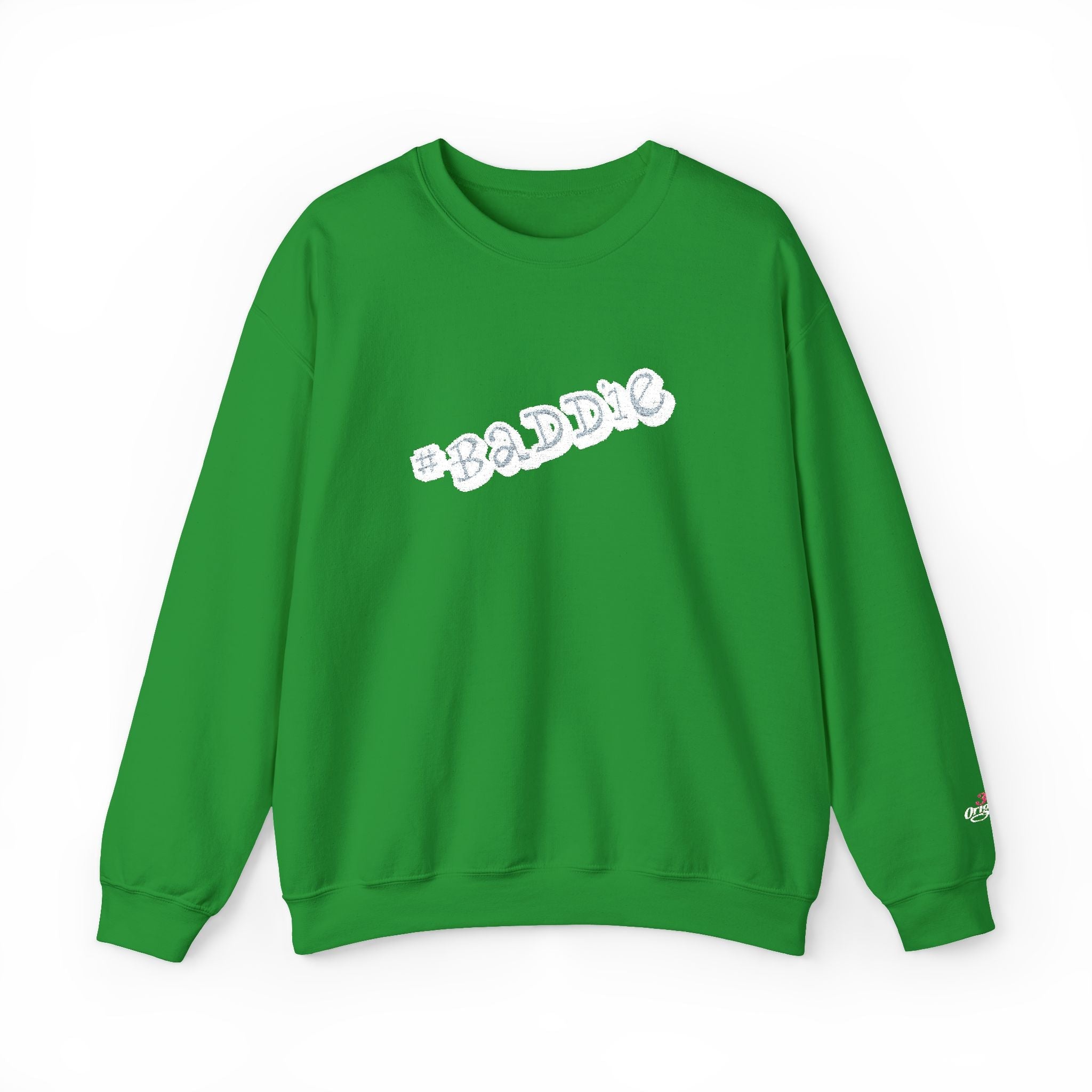 Cloud Script Crewneck Sweatshirt — White Script Logo Cozy Pullover Printify Sweatshirt  314 Originals