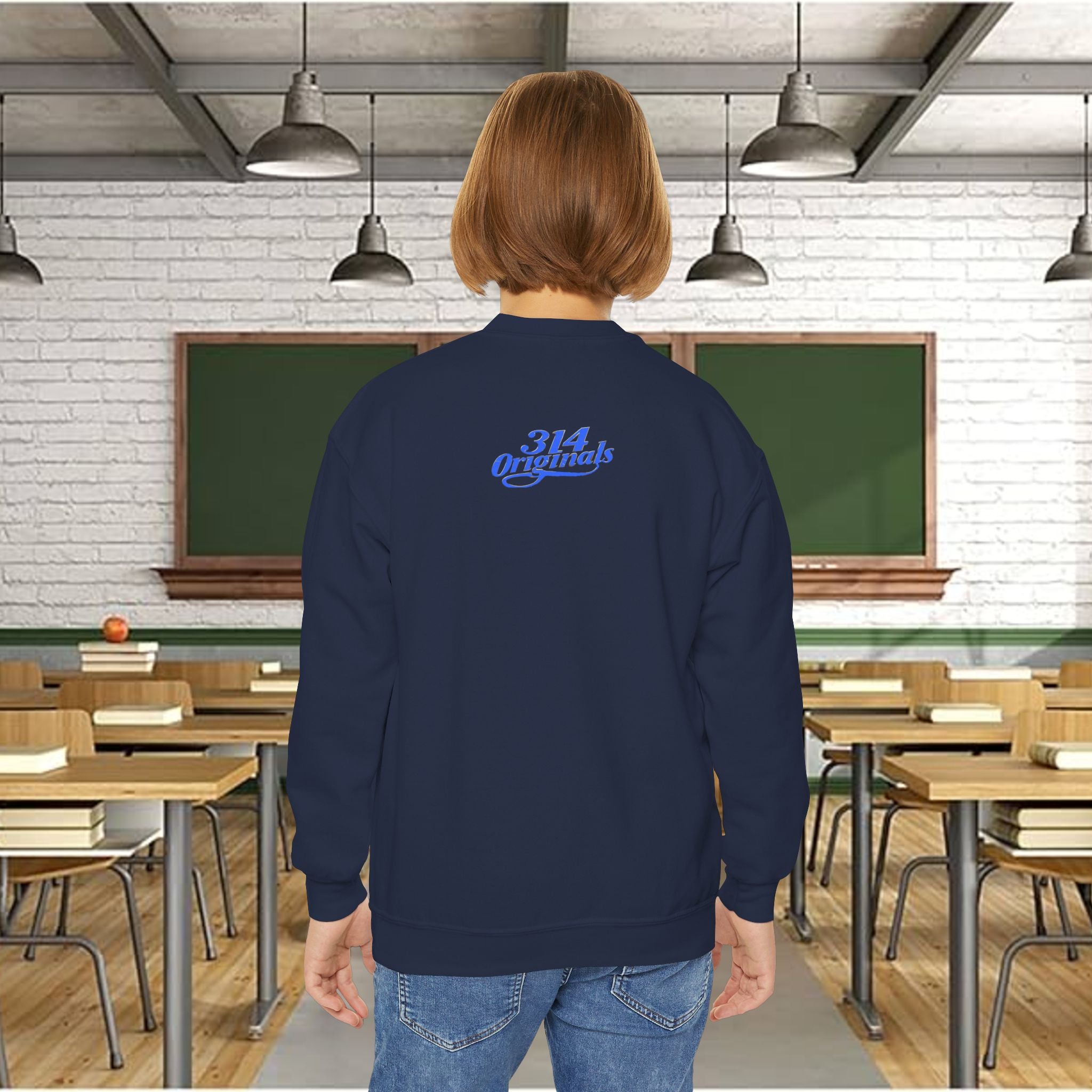 Class of 2026 Youth Crewneck Sweatshirt – Graduation Bear Design