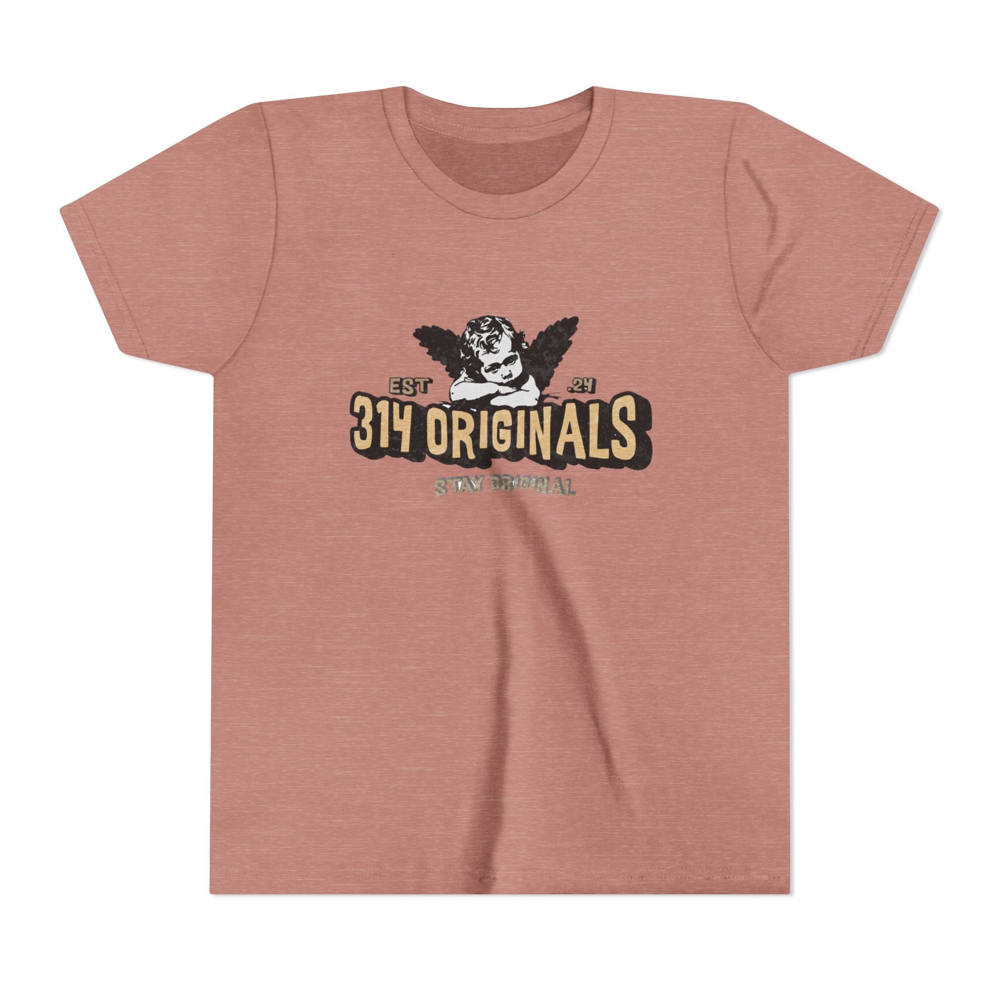 314 Originals Youth Tee - Vintage Cherub Graphic Kids T-Shirt Printify Kids clothes  314 Originals