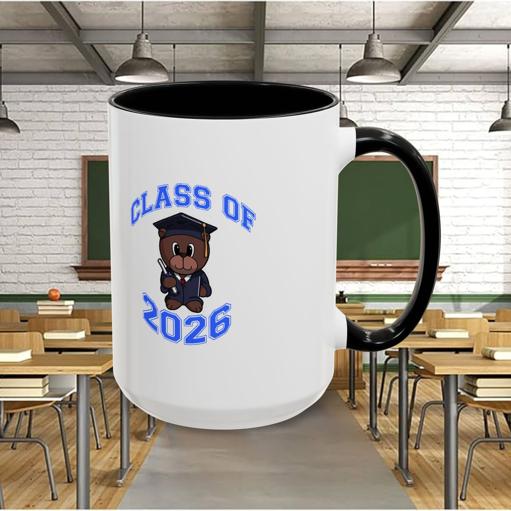 Graduation 2026 Accent Coffee Mug — Class of 2026 Grad Gift