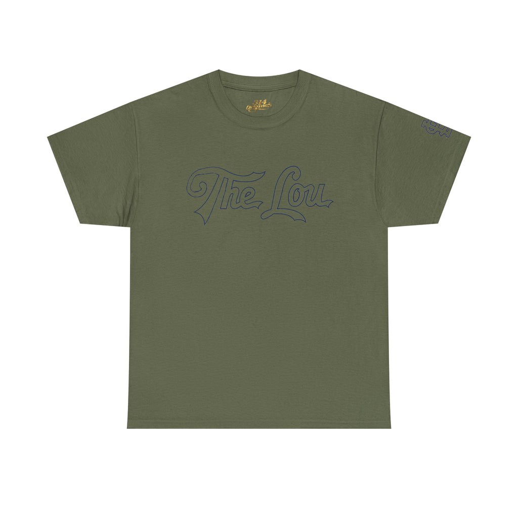 The Lou Script Green Tee — Vintage Script Graphic T-Shirt - 314 Originals