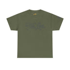 The Lou Script Green Tee — Vintage Script Graphic T-Shirt - 314 Originals
