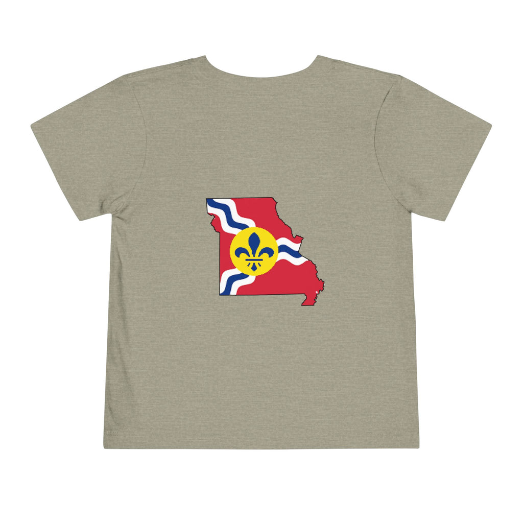 Toddler Tee — "From the Lou and I’m... Proud" St. Louis Flag Kids Shirt - 314 Originals