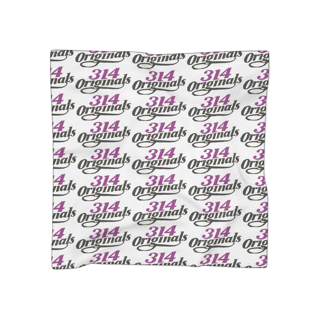 314 Logo Scarf — Purple & Black Poly Scarf - 314 Originals