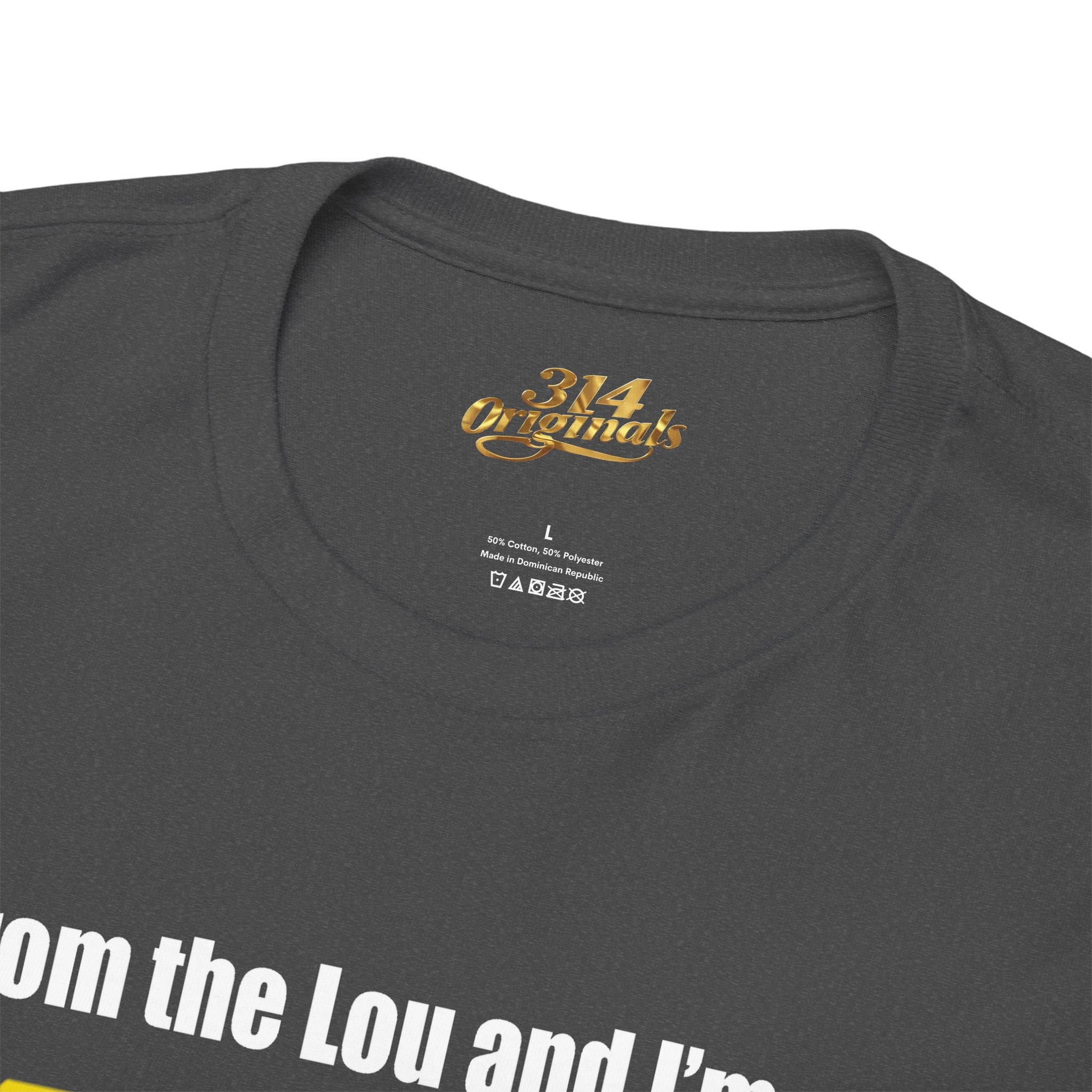 Proud Missouri Flag T-Shirt — "From the Lou and I’m... PROUD" - 314 Originals