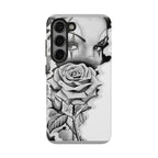 Noir Clown Face with Rose Shockproof Phone Cover - 314 Originals