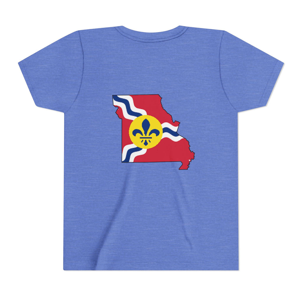 "From the Lou and I'm... Proud" St. Louis Flag Kids Shirt
