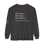 Tell It Like It Is Long Sleeve Tee — "No Scripts... No Filters... No Bullsh*t" Statement Shirt Printify Long-sleeve  314 Originals