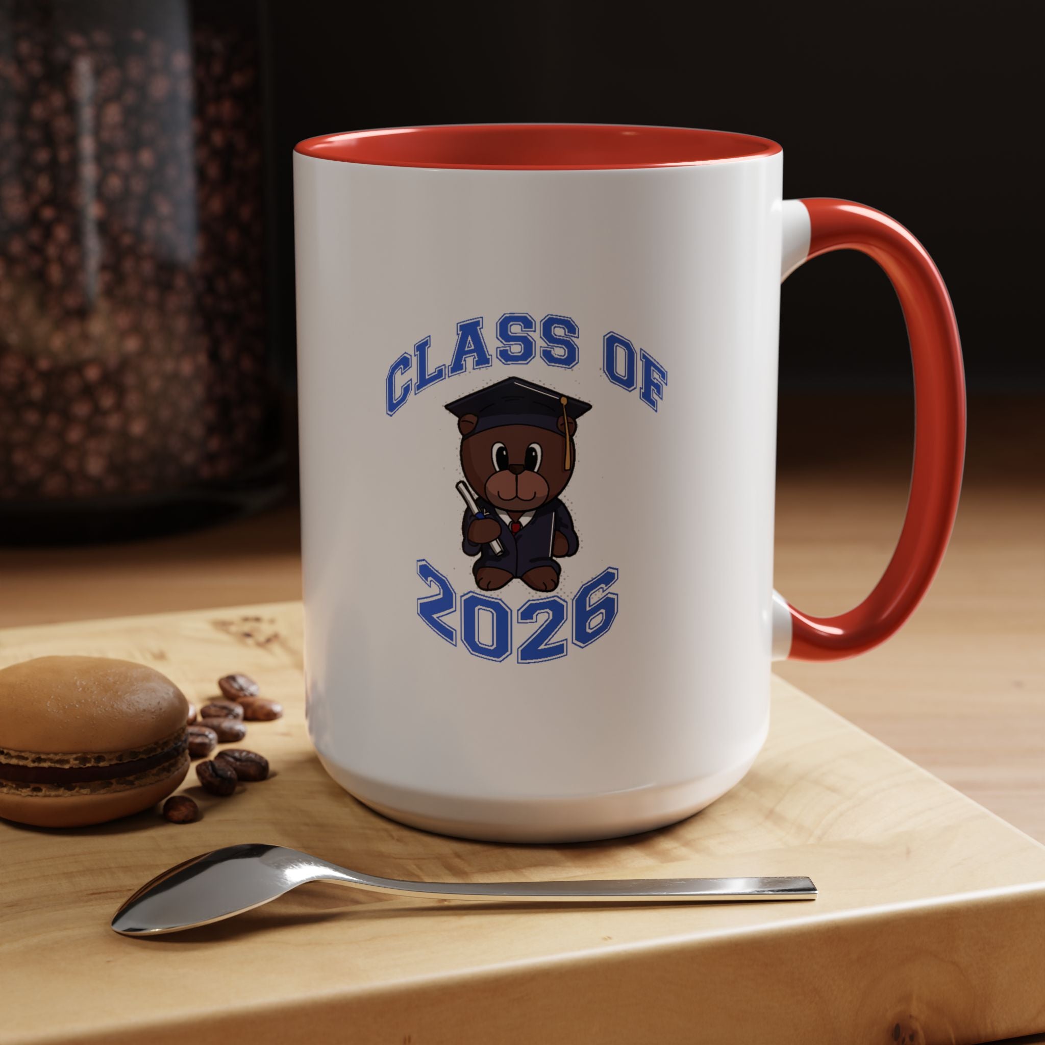 Graduation 2026 Accent Coffee Mug — Class of 2026 Grad Gift