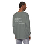 Tell It Like It Is Long Sleeve Tee — "No Scripts... No Filters... No Bullsh*t" Statement Shirt Printify Long-sleeve  314 Originals
