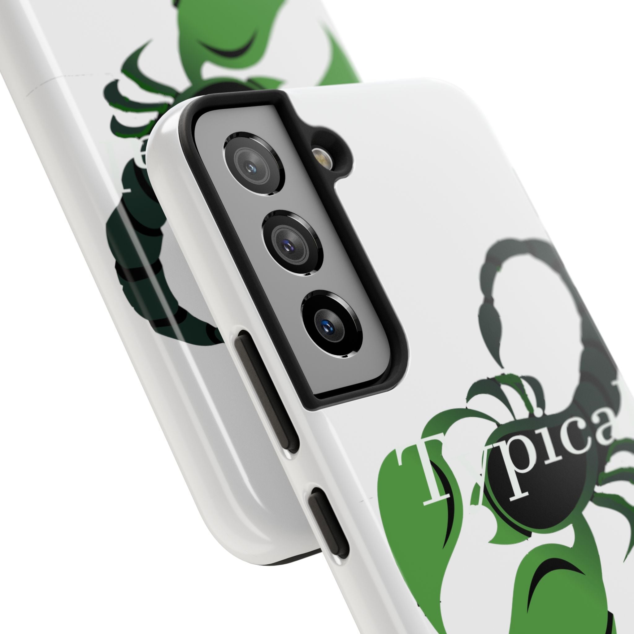 Scorpio Zodiac Tough Phone Case — Green Scorpion "Typical" Design Printify Phone Case  314 Originals
