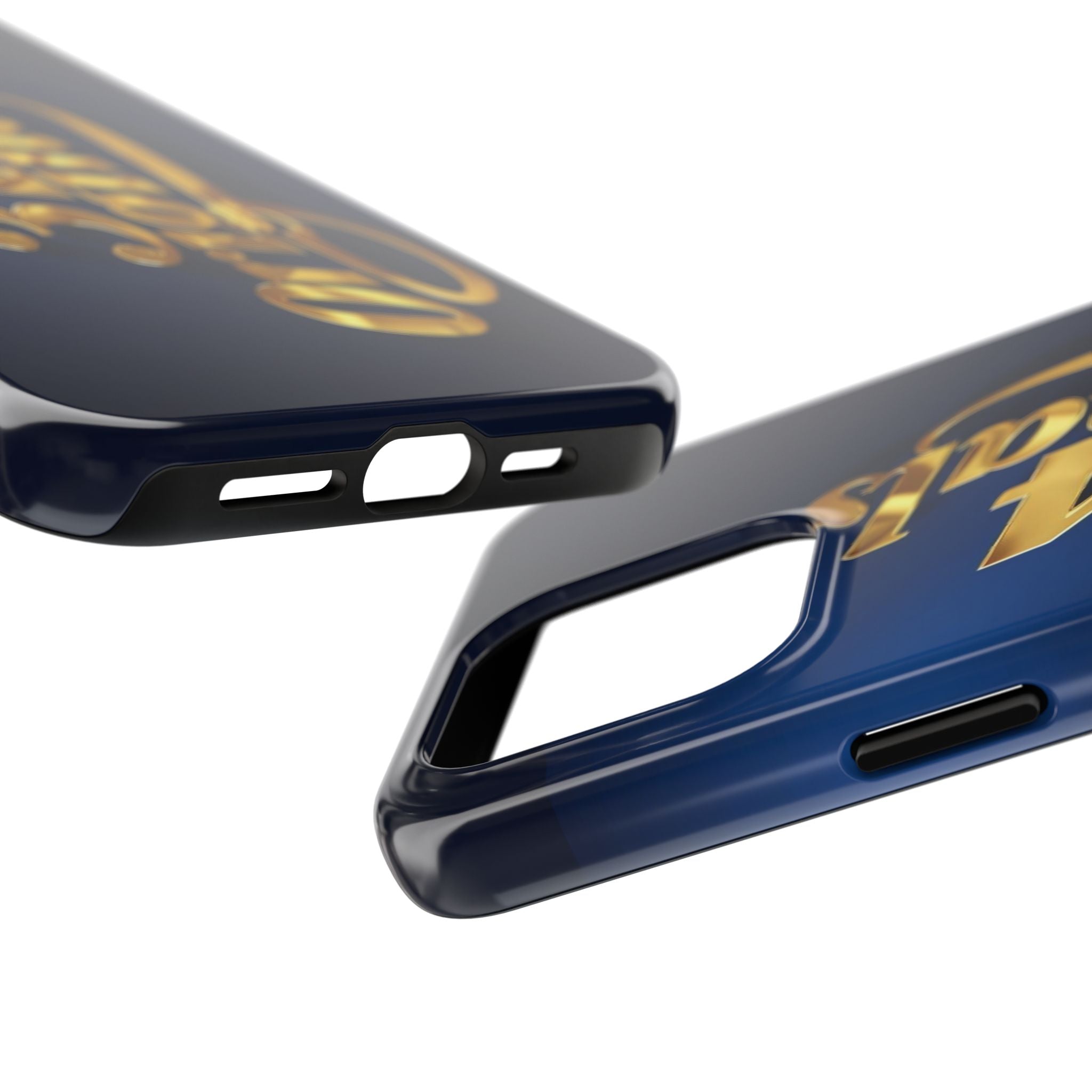 "314 Originals" Gold Script on Navy Tough Protective Case Printify Phone Case  314 Originals