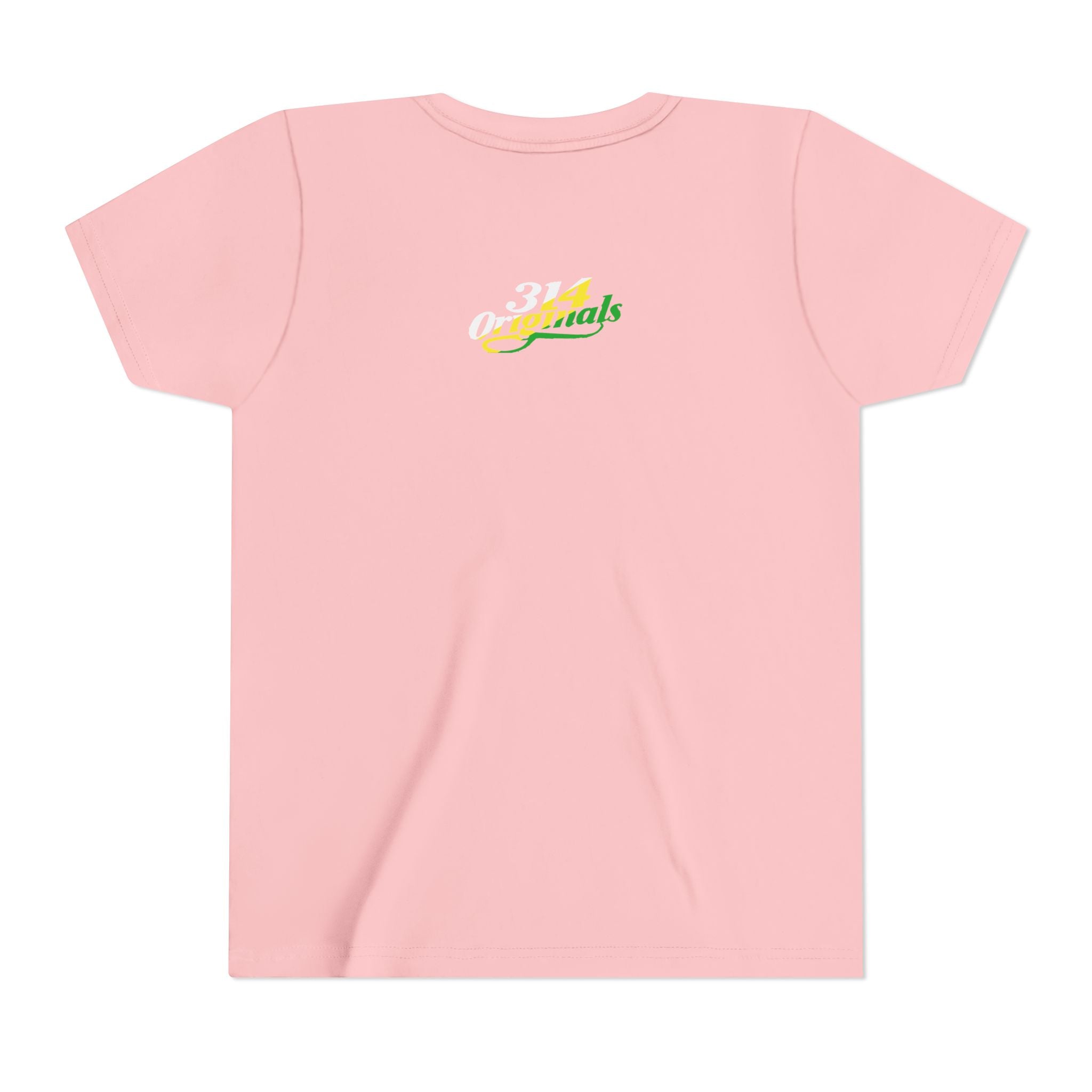 Girl's "Favorite Kid" Retro Yellow & Green Graphic T-Shirt