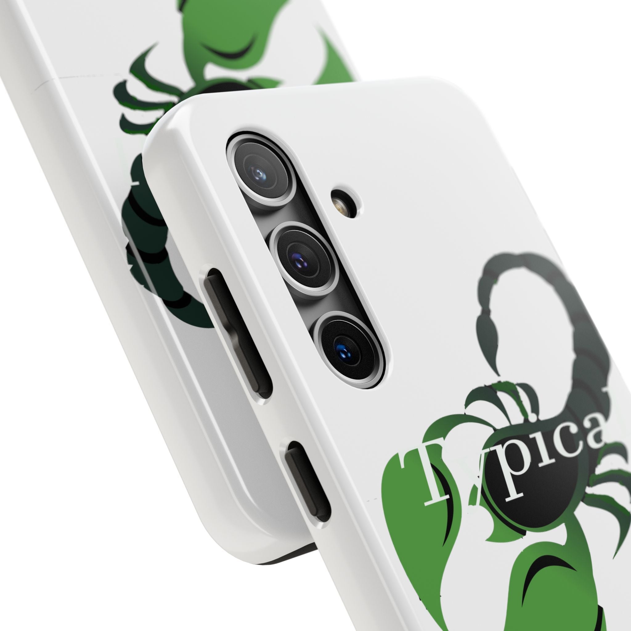 Scorpio Zodiac Tough Phone Case — Green Scorpion "Typical" Design Printify Phone Case  314 Originals