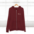'Queen' Chest Logo Zip Hoodie — Women's Urban Streetwear Printify Hoodie  314 Originals