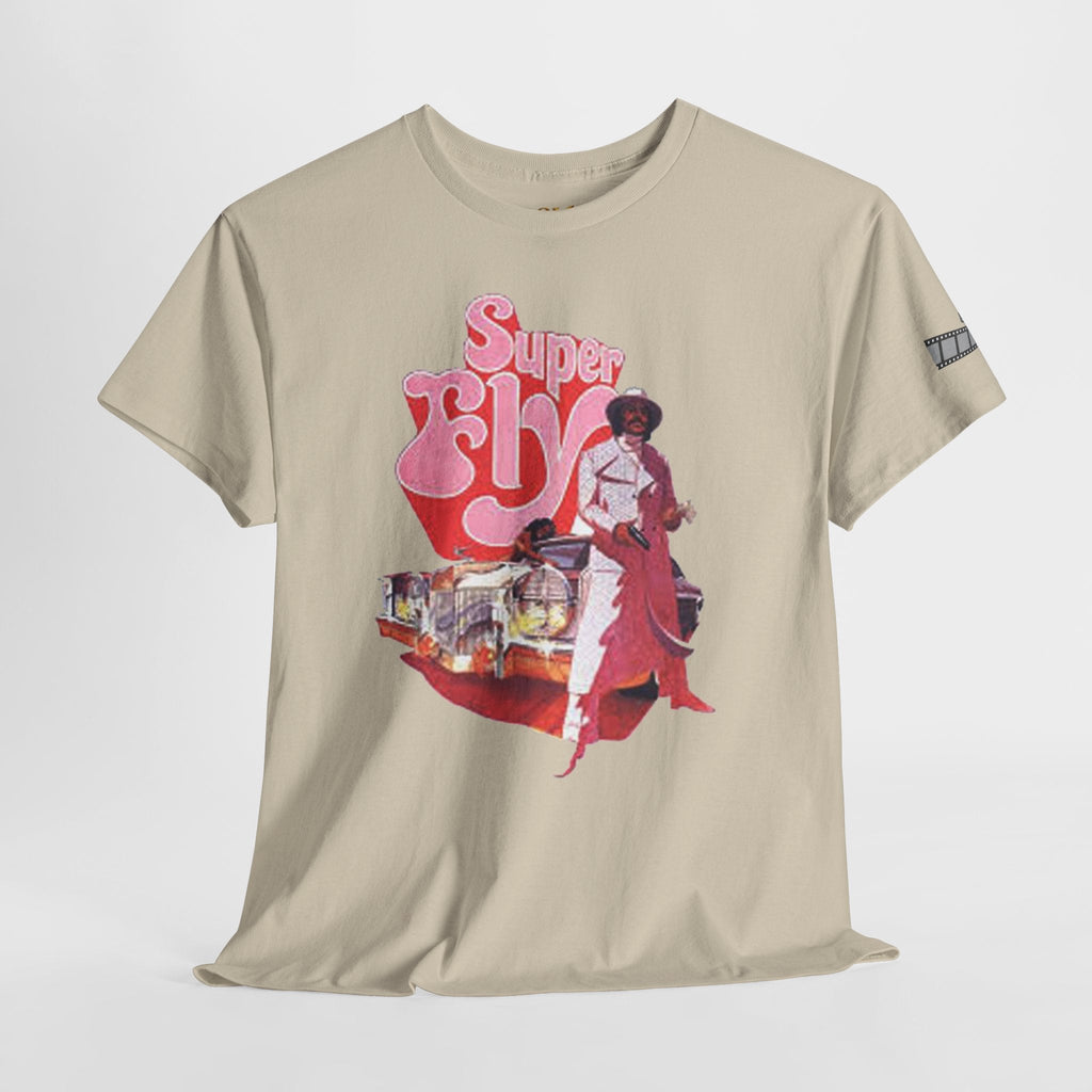 'Super Fly' Graphic Tee — 70s Vintage Movie Style T-Shirt Printify T-Shirt  314 Originals