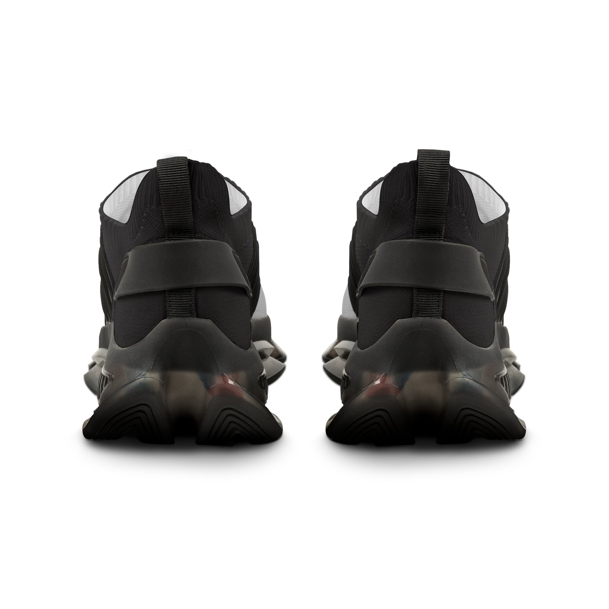 Men's Black and Smoke Mesh Sneakers — Breathable Lightweight Running Shoes with 314 Originals Accent - 314 Originals