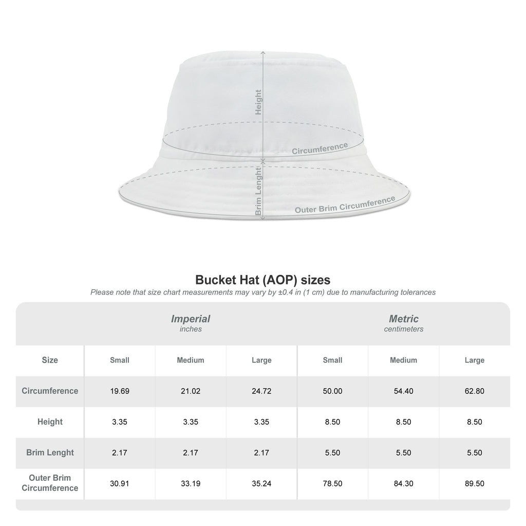 AGO Red Bucket Hat — Casual Sun Hat - 314 Originals