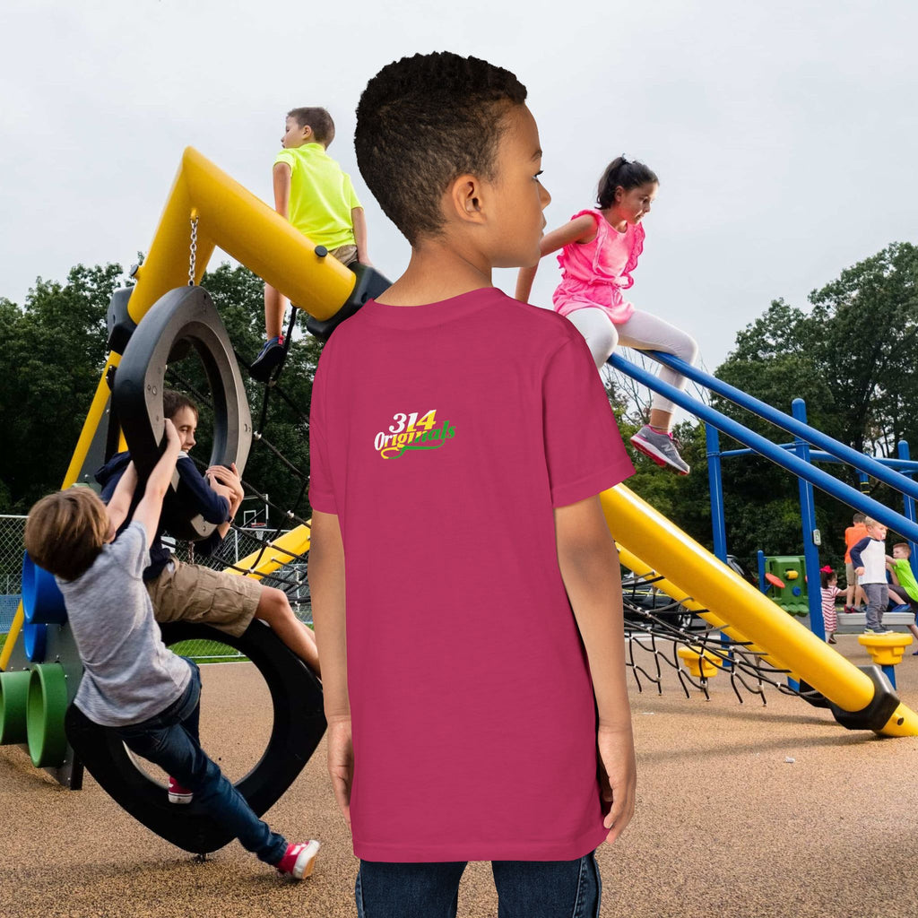 Boys "Favorite Kid" Retro Yellow & Green Graphic T-Shirt - 314 Originals