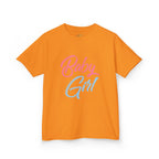 "Baby Girl" Pastel Script Shirt - 314 Originals