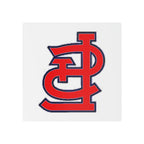 St. Louis Red Monogram Temporary Tattoo - 314 Originals