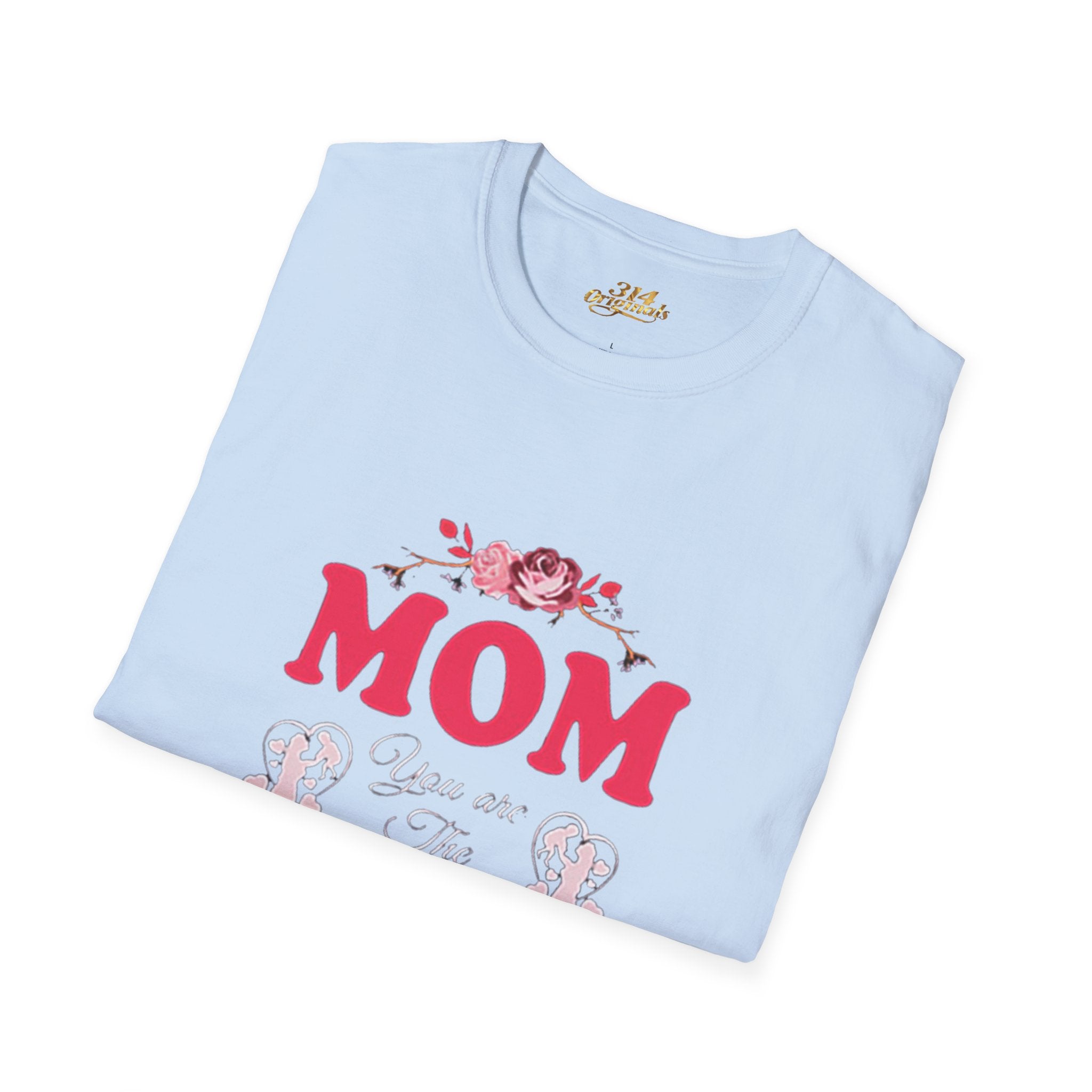 Mom You Are The Queen T‑Shirt — Floral Mother's Day Gift Printify T-Shirt  314 Originals