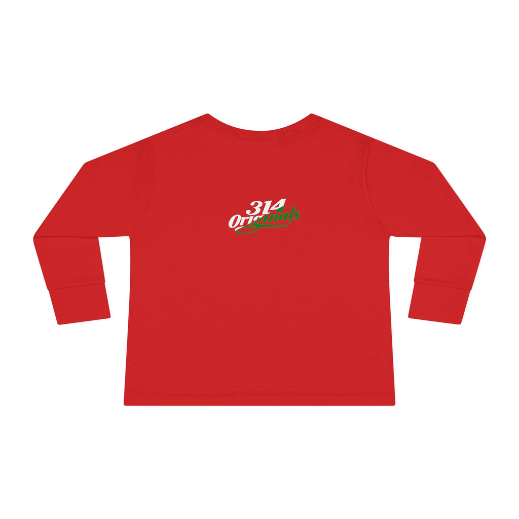 Toddler Long Sleeve Tee — "I'm Just Here for the Cookies" Christmas Cookies Shirt - 314 Originals