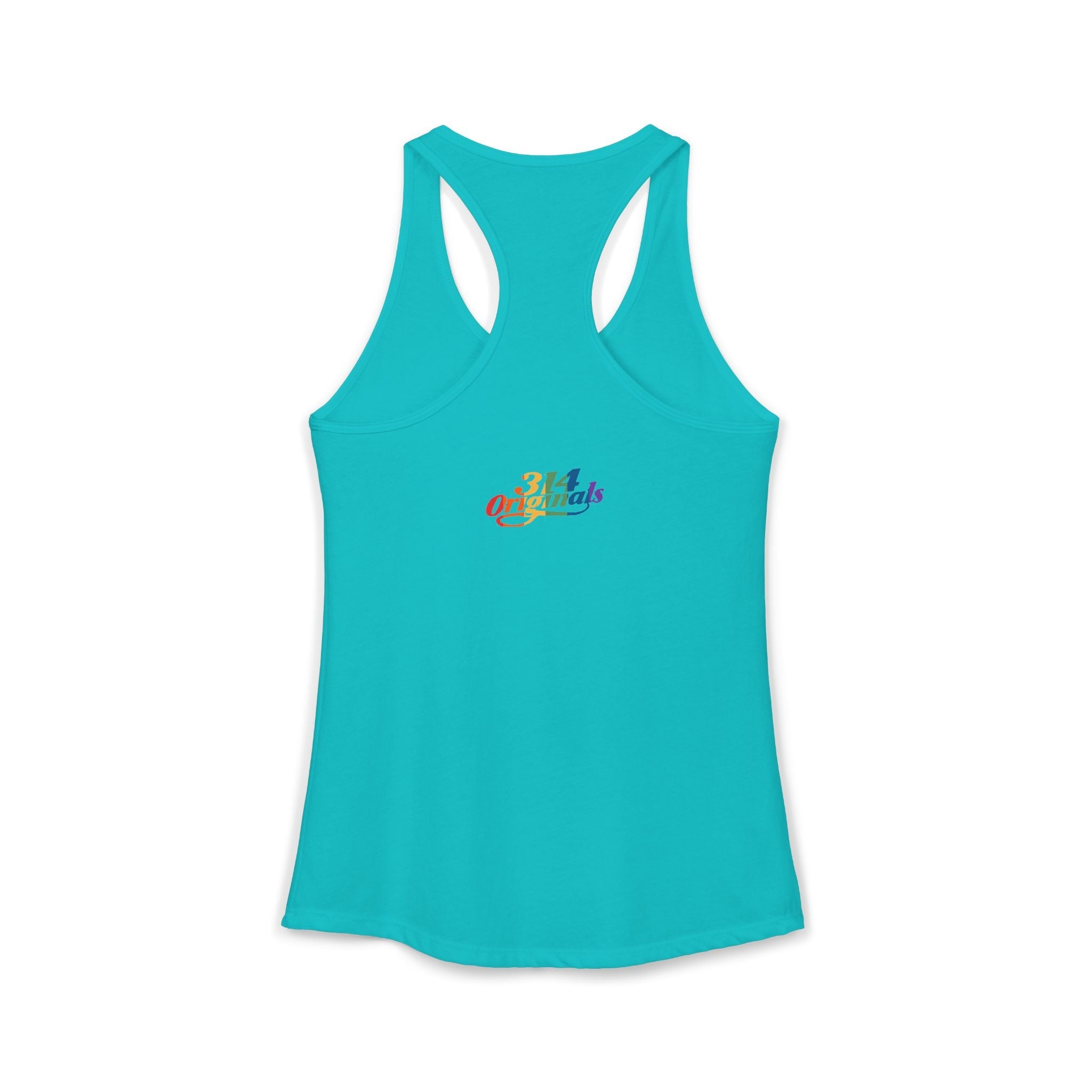 'PROUD' Women's Ideal Racerback Tank Printify Tank Top  314 Originals