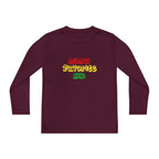 "Mom's Favorite Kid" Youth Long Sleeve Tee — Colorful Retro Graphic - 314 Originals